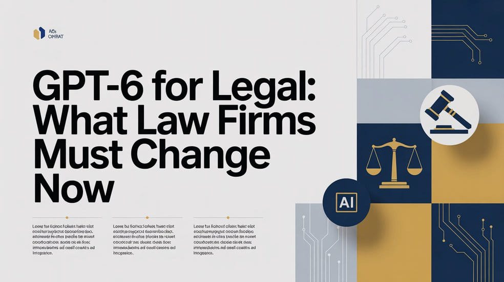 GPT-6 for legal